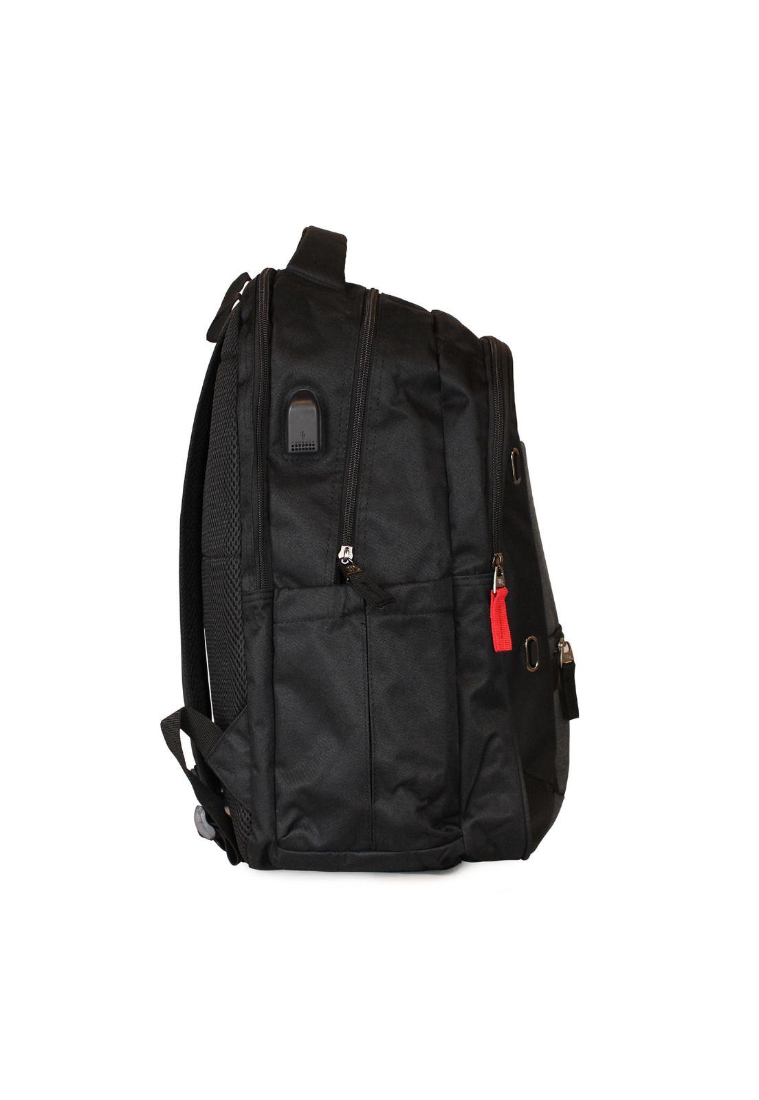 Pack Wilson mochila Seul gris + banano Oslo negro-6