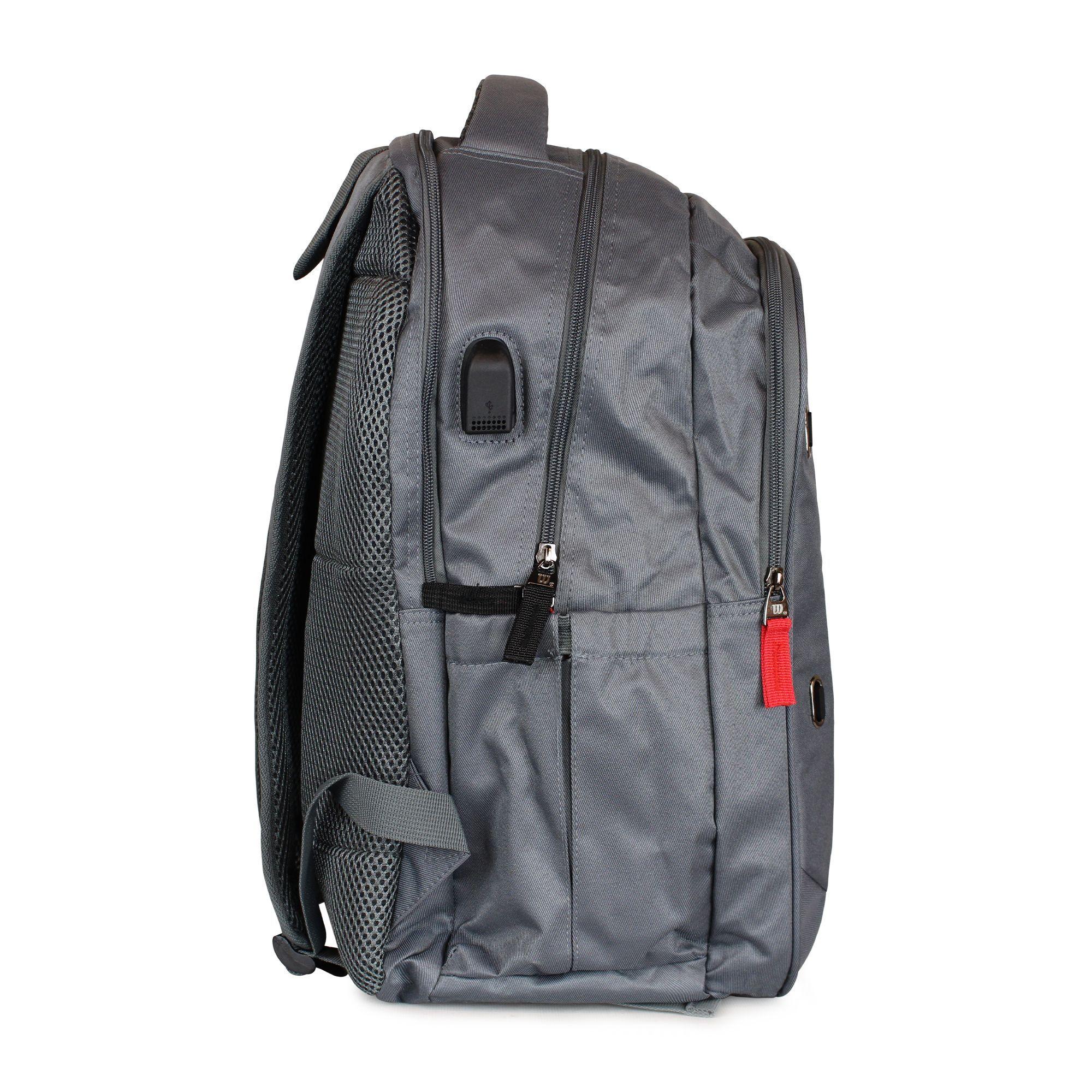 Pack Wilson mochila Seul gris + banano Oslo negro-4