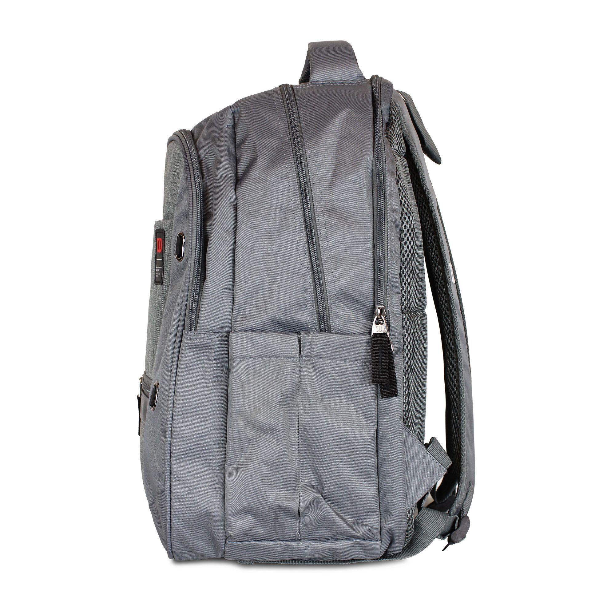 Pack Wilson mochila Seul gris + banano Oslo negro-5