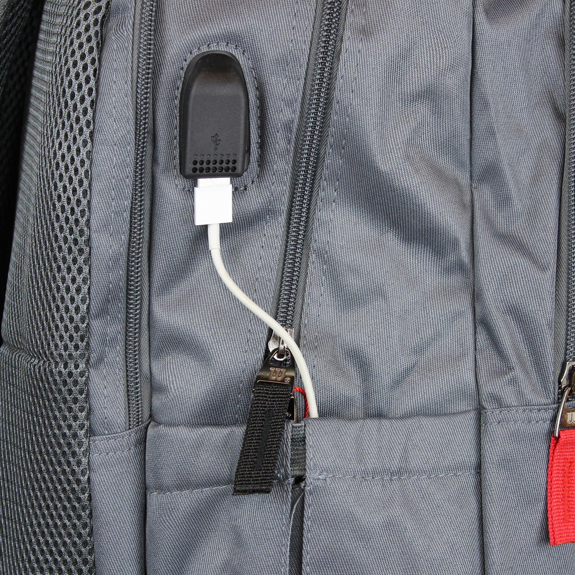 Pack Wilson mochila Seul gris + banano Oslo negro-6