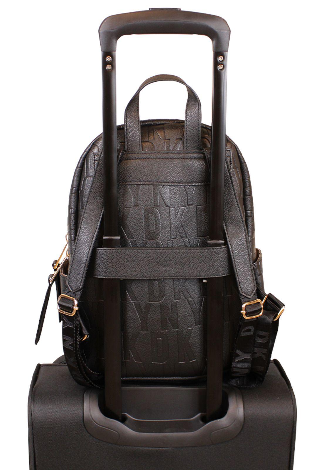 PACK DKNY Bolso + Mochila IMPRESSIONIST negro Donna Karan-7