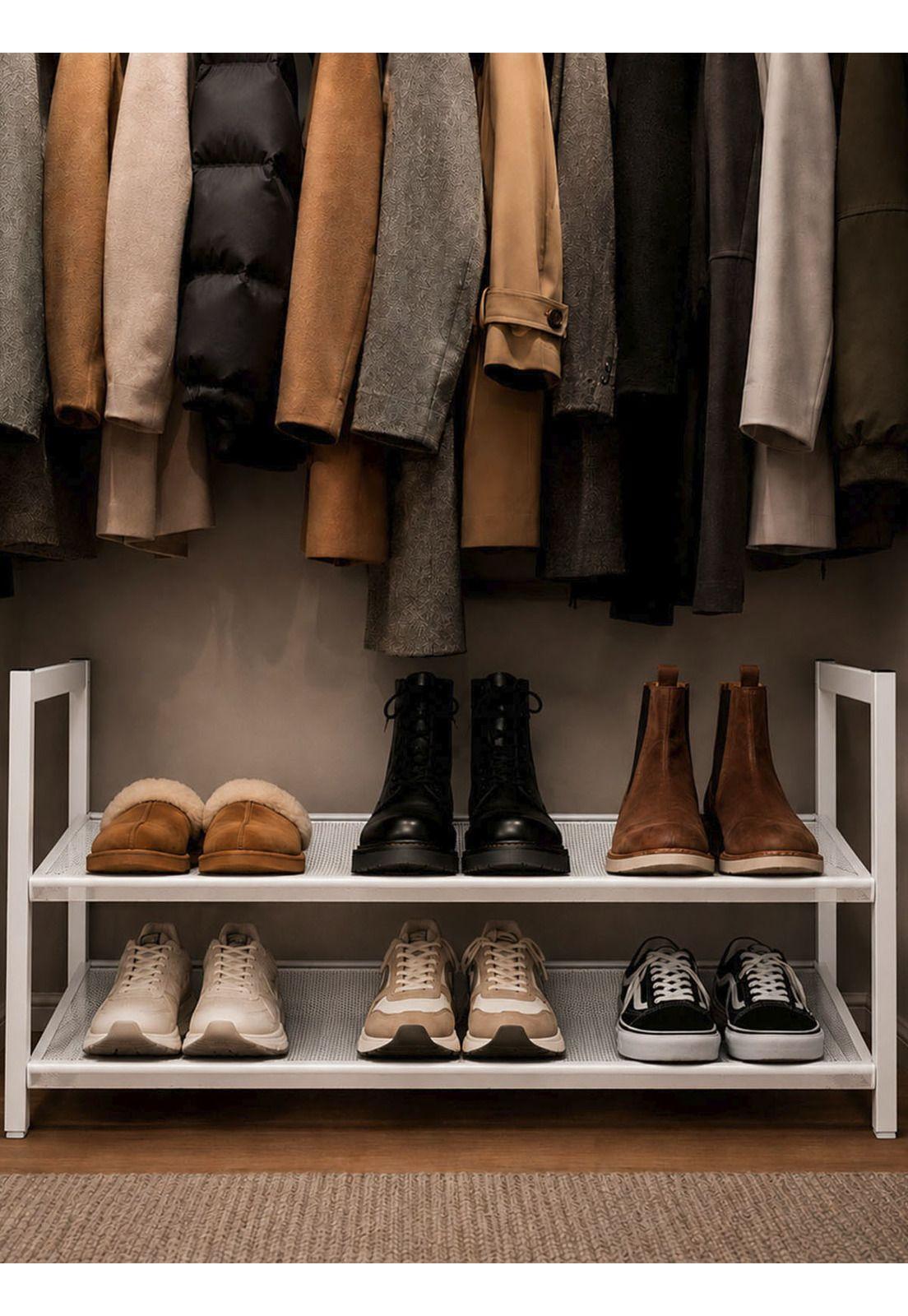 Organizador de Zapatos 2 Niveles Multifuncional Nautica Home-0