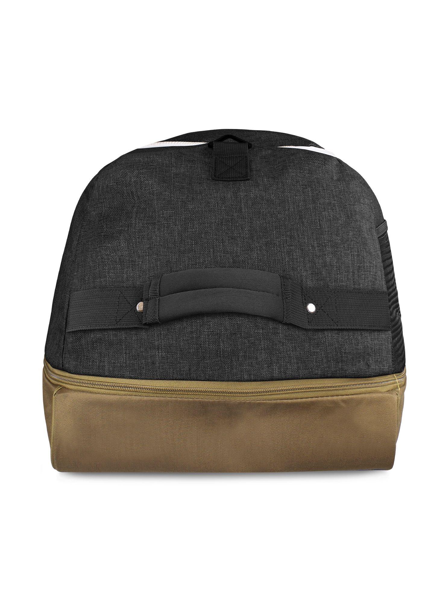 Bolso enrollable Coloso Negro-Beige-3