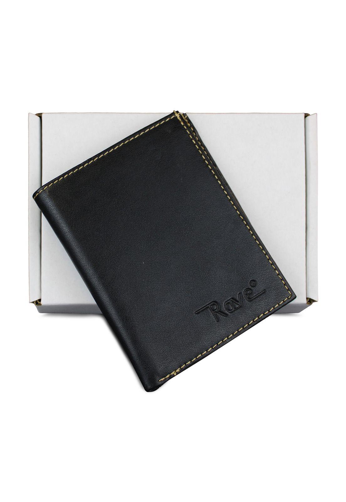 Billetera de hombre Rave negra Kubayoff-4