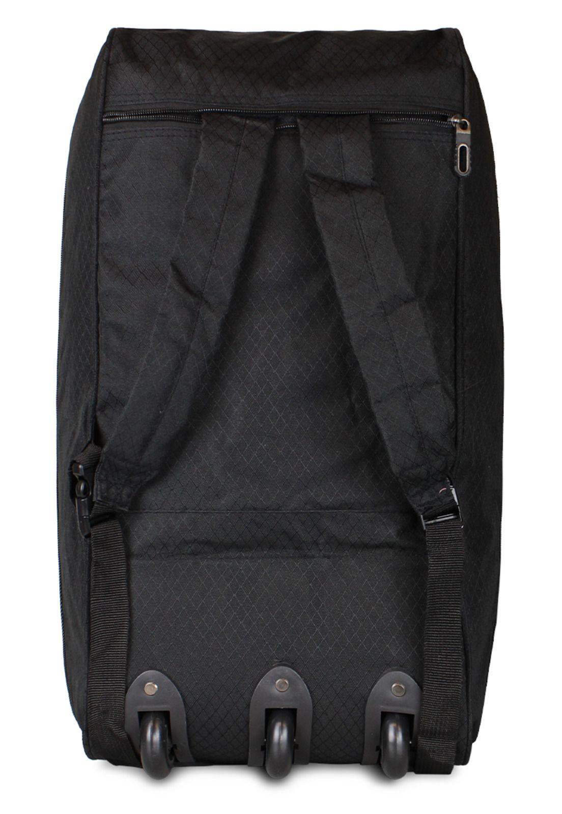 Bolso tipo Mochila con ruedas Challenger negro-3