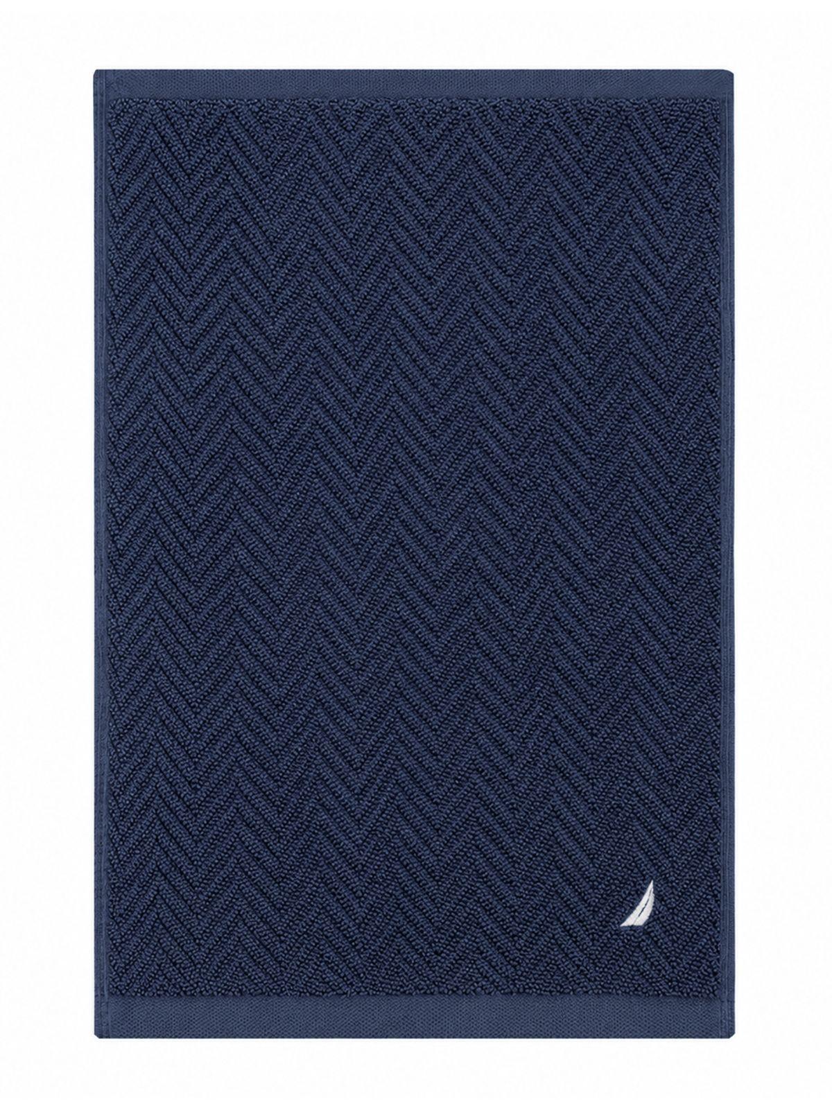 Toalla de mano VIS Nautica 100% algodón alta calidad 30x50cm azul-4