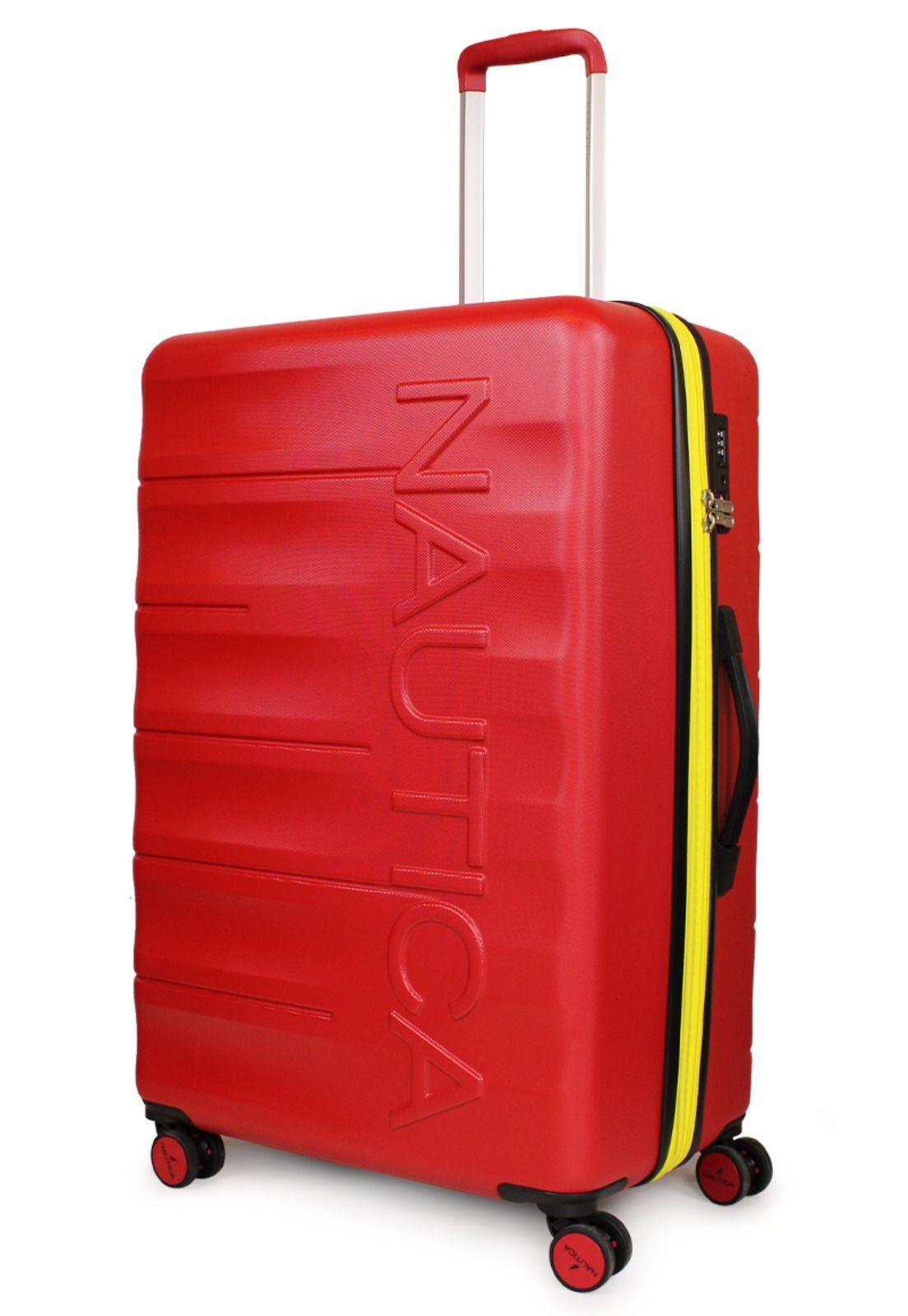 Set 3 Maletas Ibiza S+M+L roja + Organizador Nautica-2