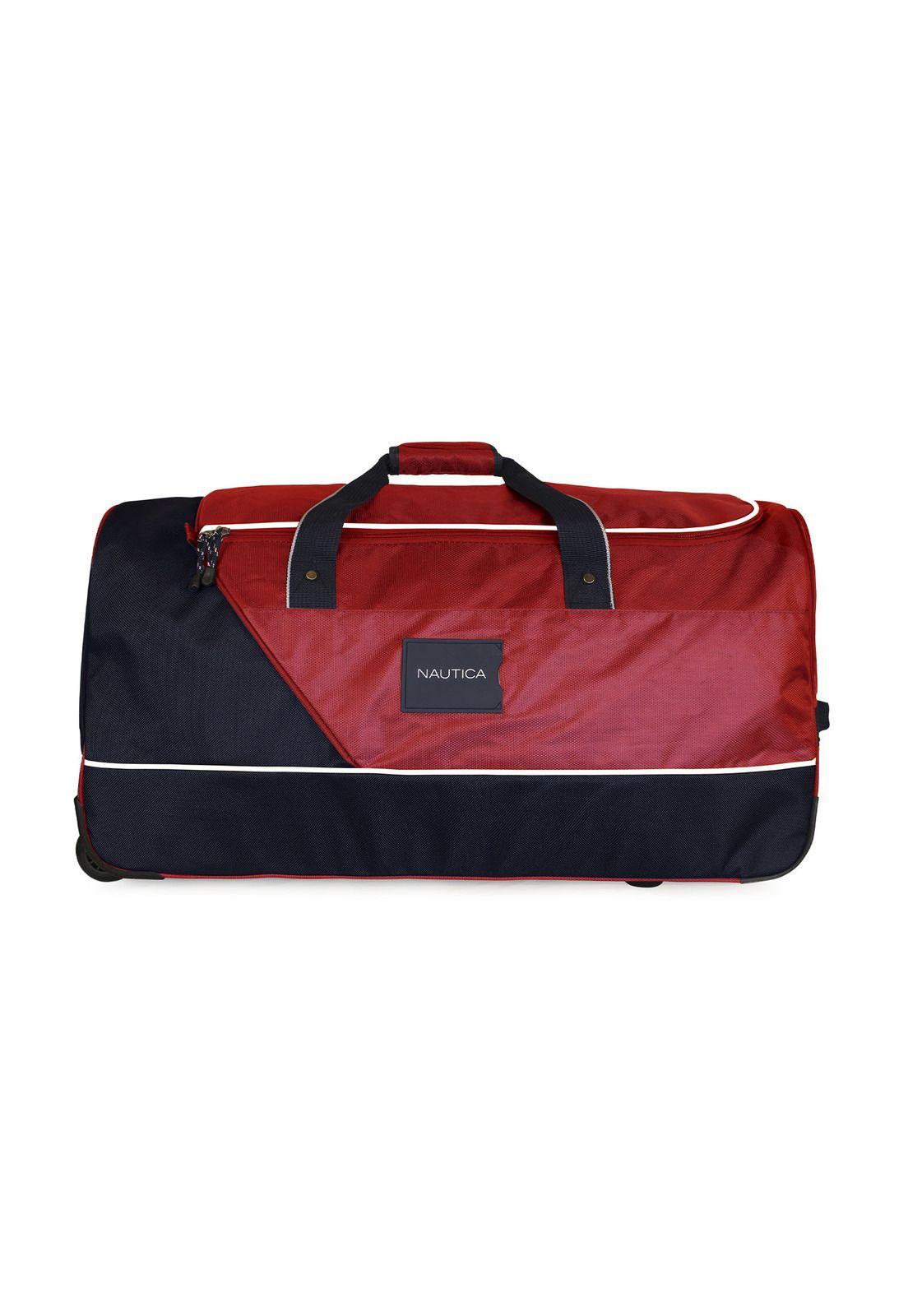 Bolso de Viaje con ruedas Nautica Mannar L rojo + Candado-5