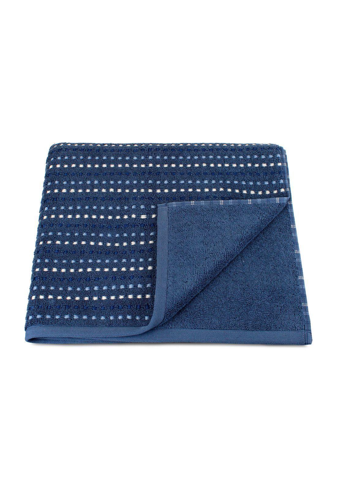 Pack 2 Toallas de Baño Stripe Nautica Home 100% algodón76x137cm azul-2