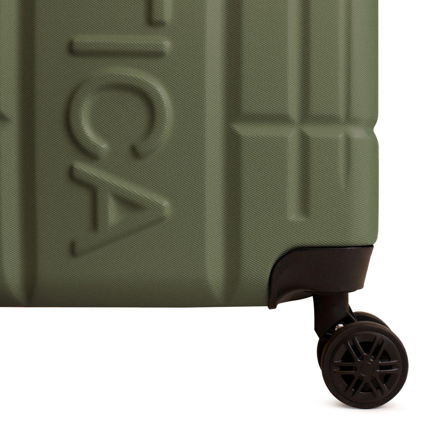 Maleta cabina Amsterdam S 10kg verde Nautica-6