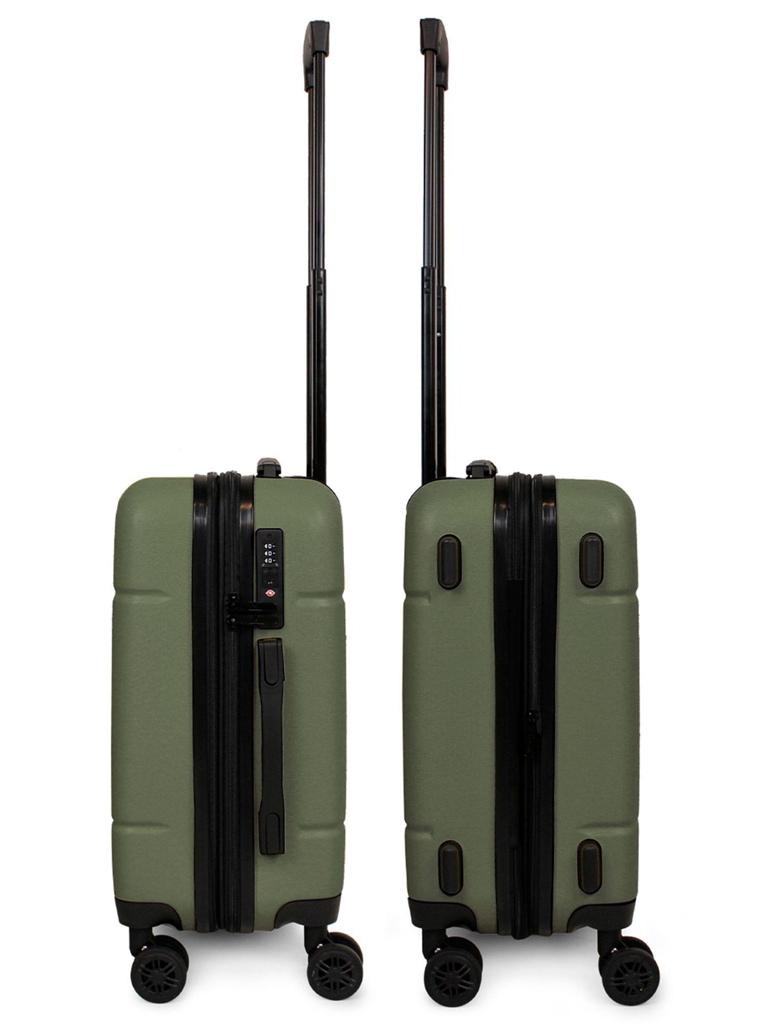 Maleta cabina Amsterdam S 10kg verde Nautica-2