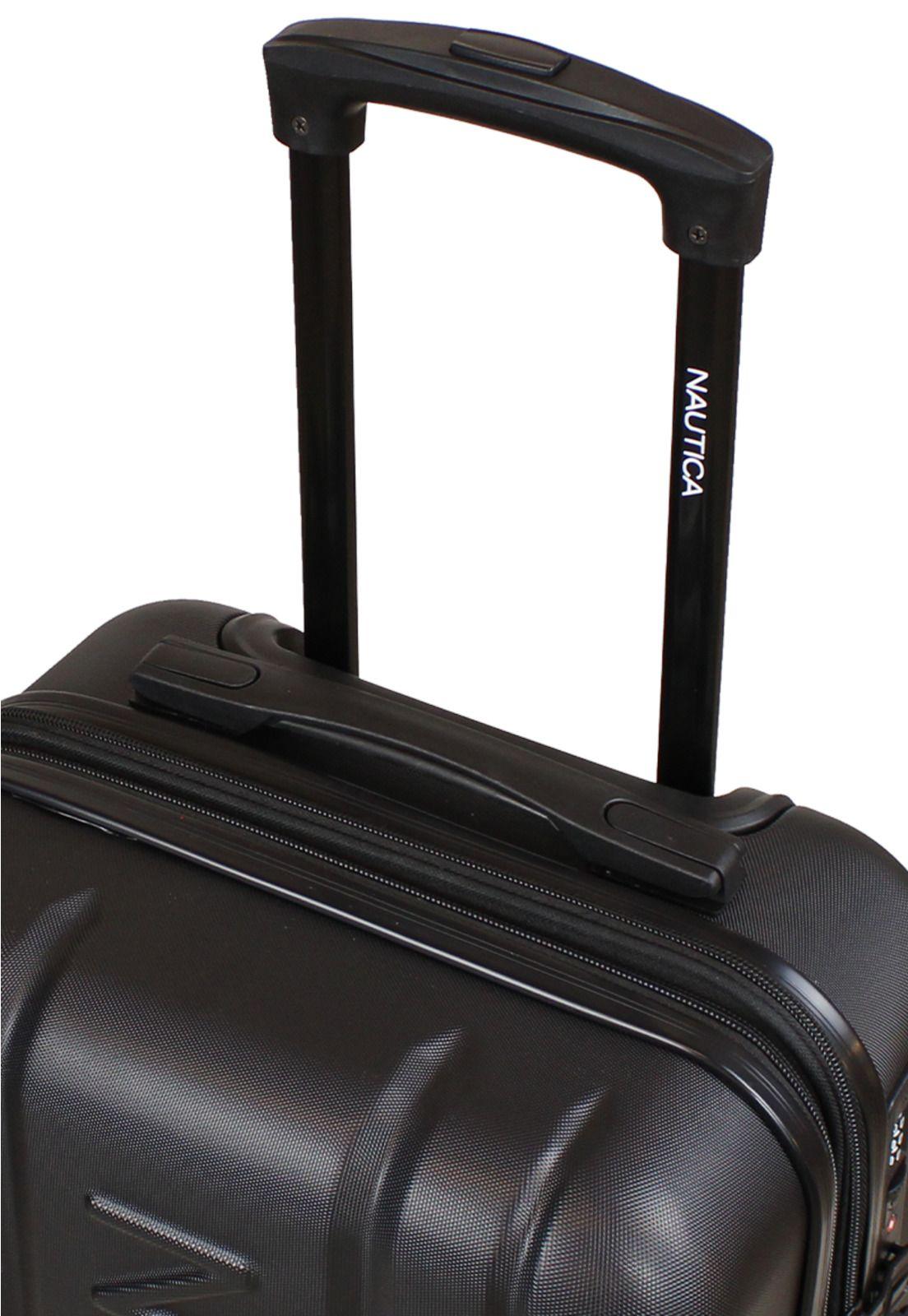 Maleta cabina Amsterdam S 10kg negra Nautica-2