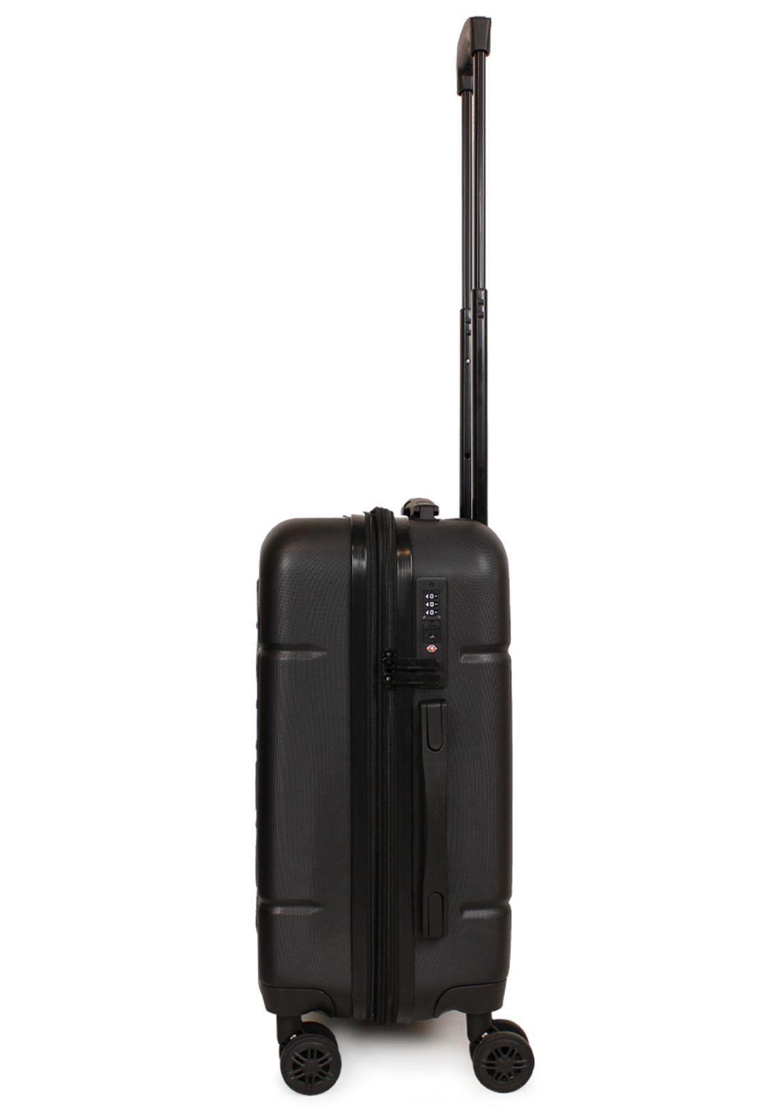 Maleta cabina Amsterdam S 10kg negra Nautica-6