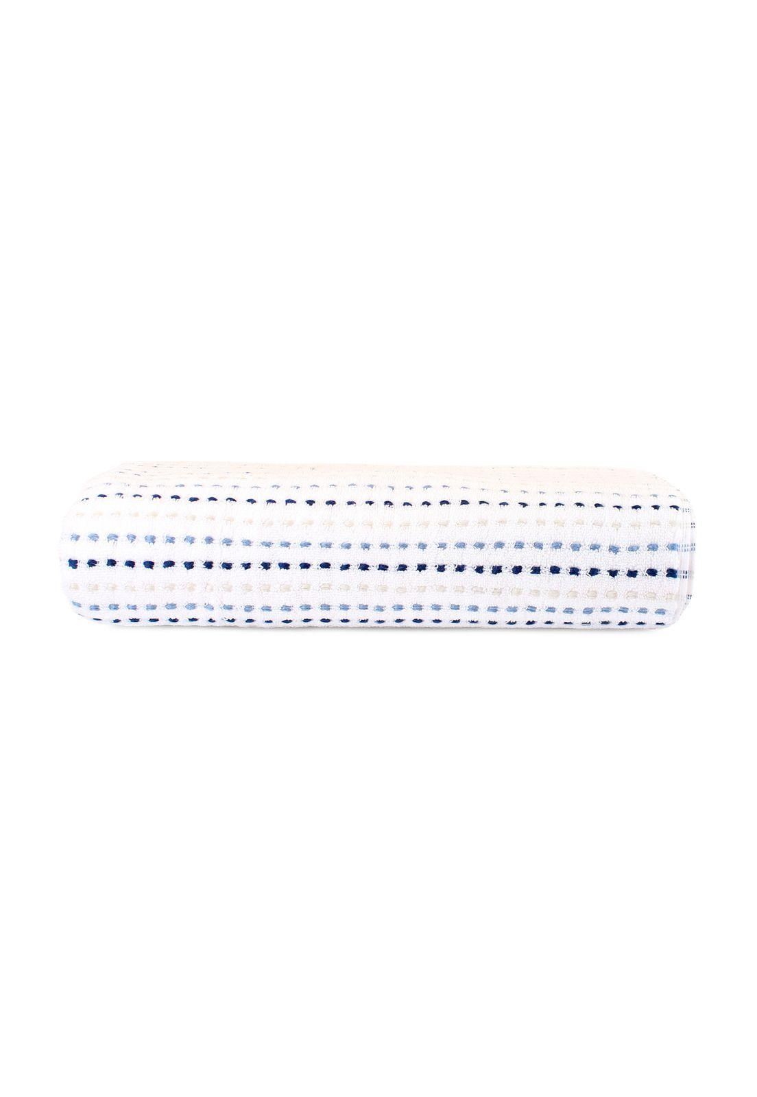 Pack 2 Toallas de Baño Stripe Nautica Home 100% algodón76x137cm blanca-3