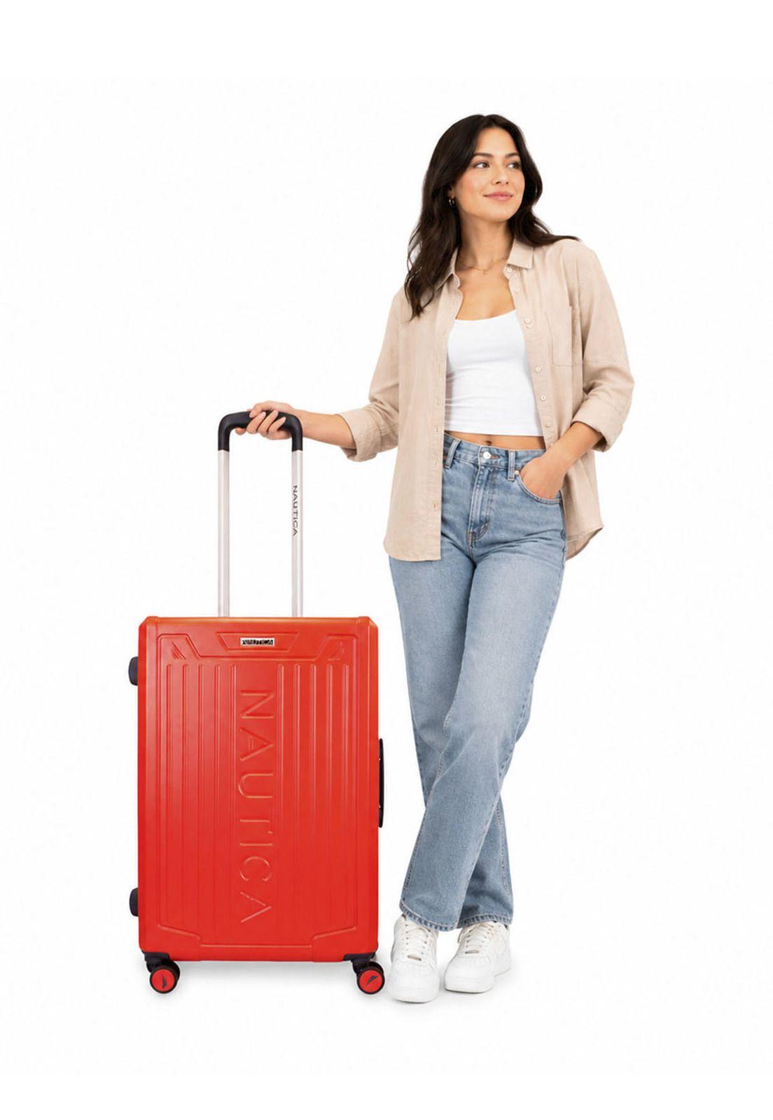 Pack 2 maletas Copper Nautica mediana 20k y grande 23k naranja-1