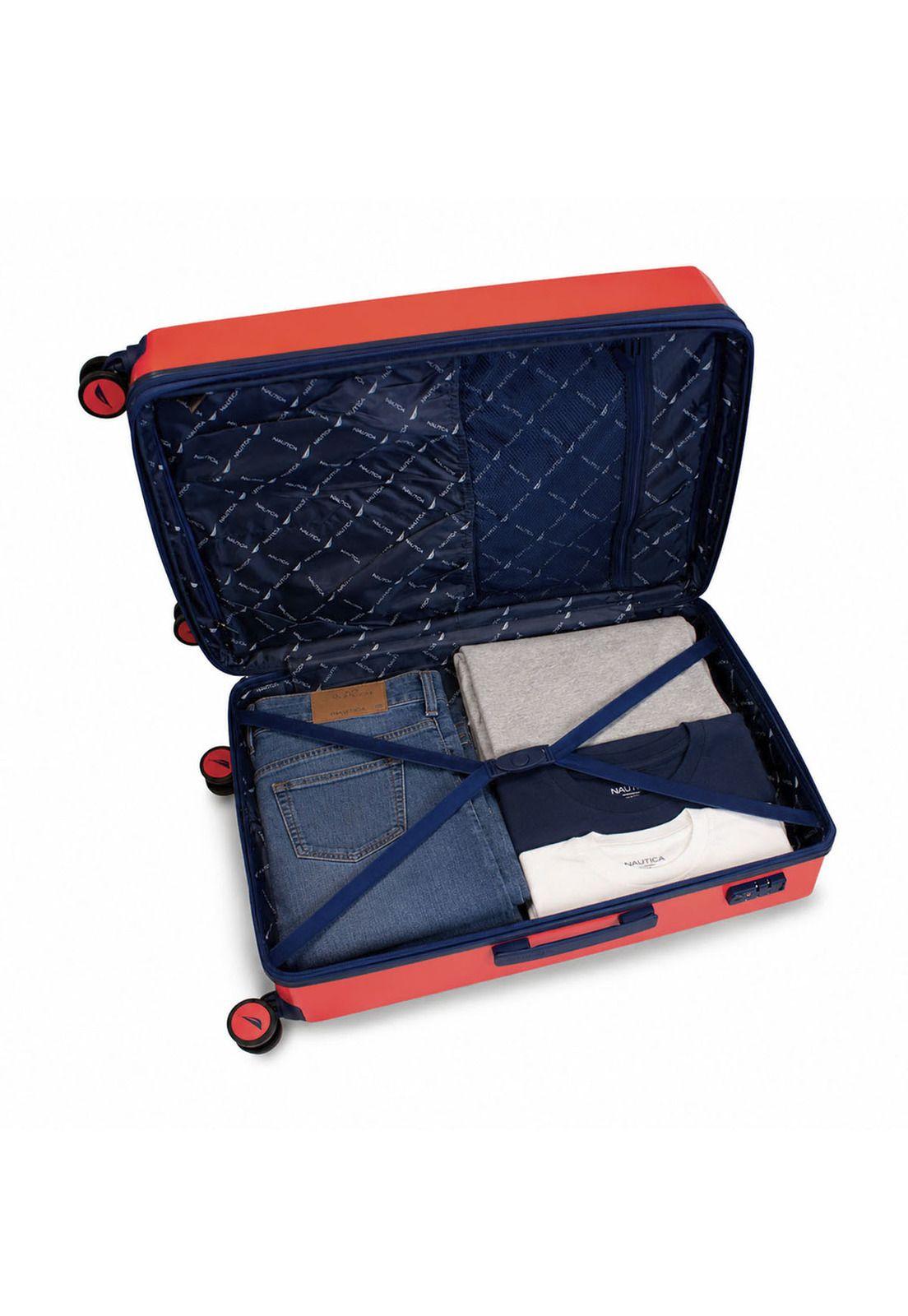 Pack 2 maletas Copper Nautica mediana 20k y grande 23k naranja-4