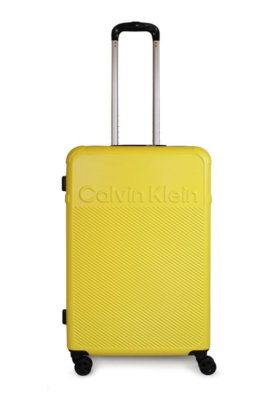 Pack 2 maletas Expression mediana 20kg + grande 23kg amarilla Calvin Klein-5