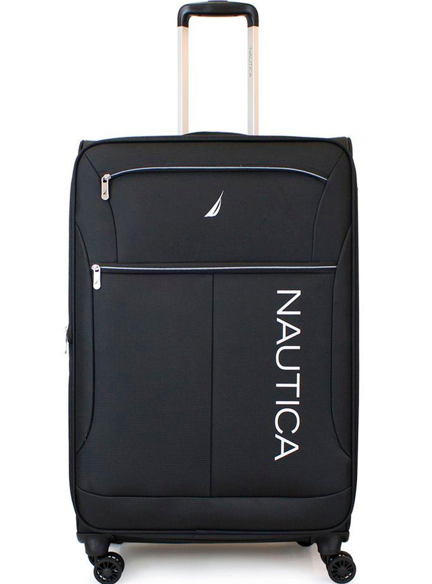 Maleta blanda de tela grande Nautica Valencia L 23kg negra-0
