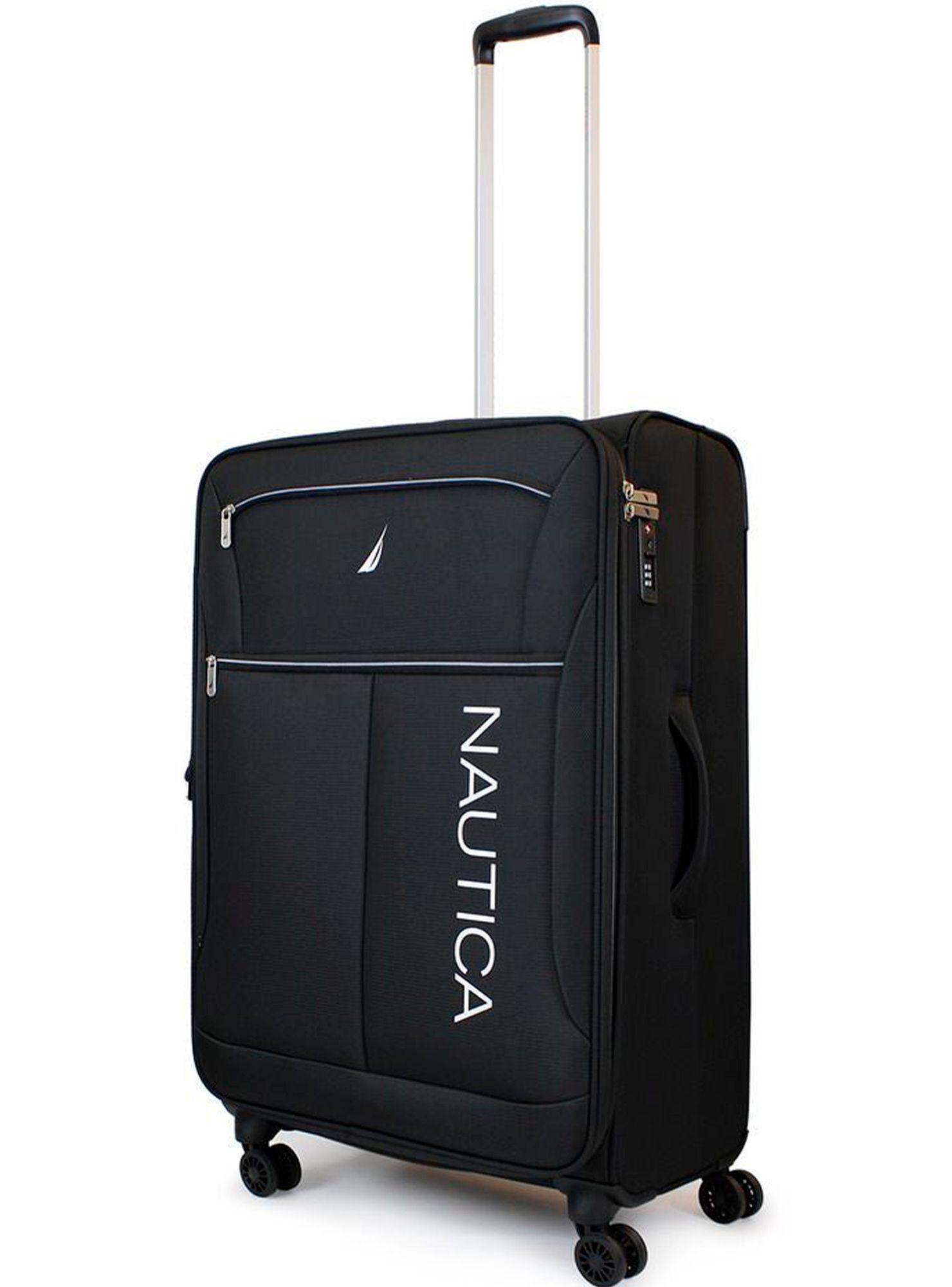 Maleta blanda de tela grande Nautica Valencia L 23kg negra-5