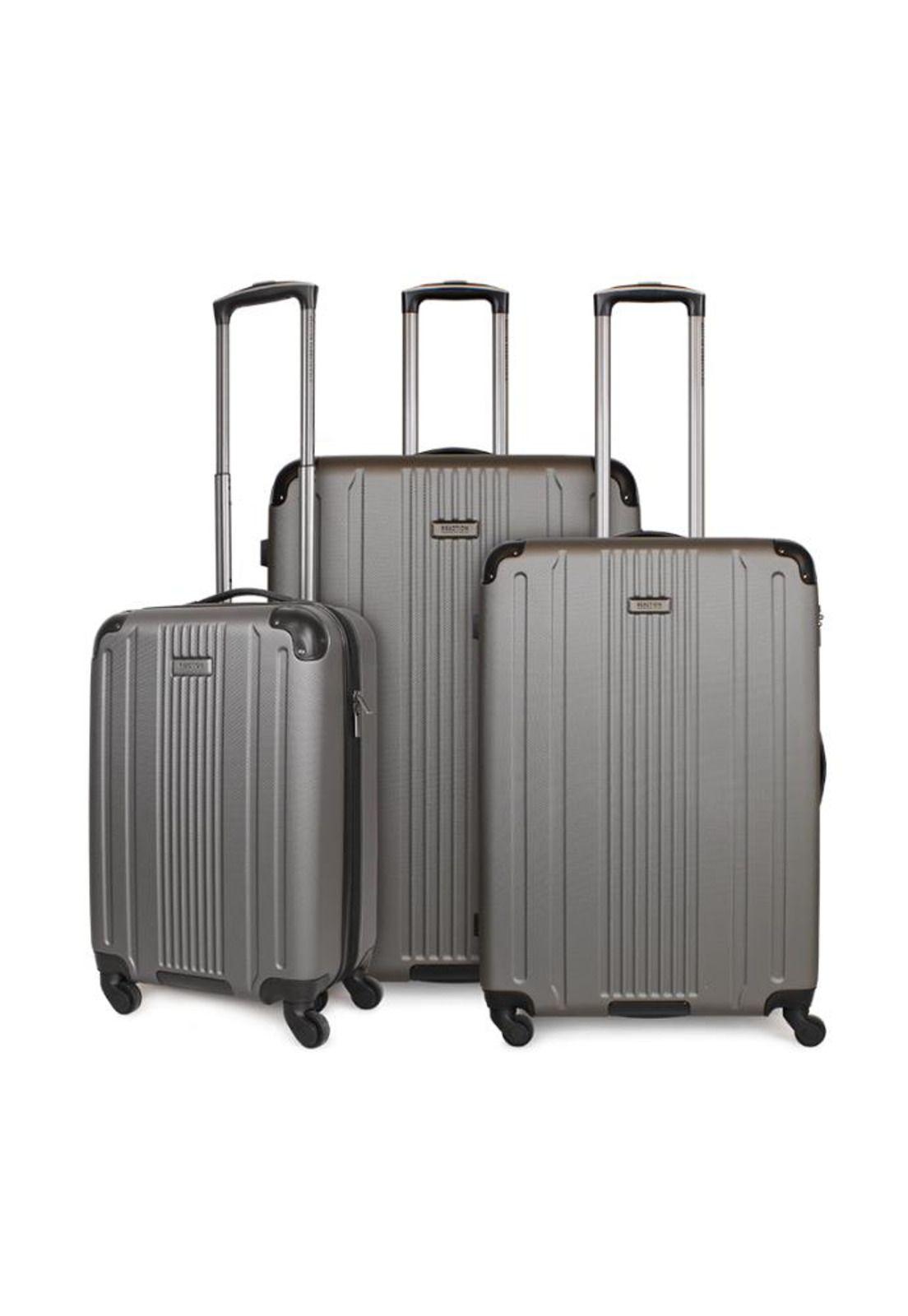 Set 3 maletas Porter S+M+L gris Kenneth Cole-0