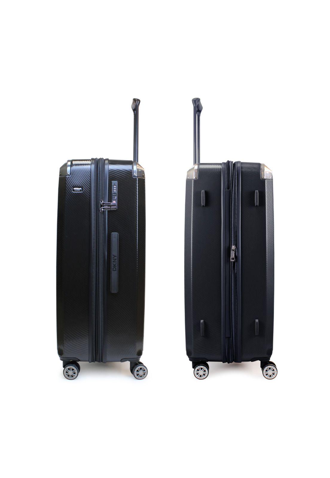 Pack 2 Maletas Donna Karan Glow S 10kg + L 23kg negra DKNY-5
