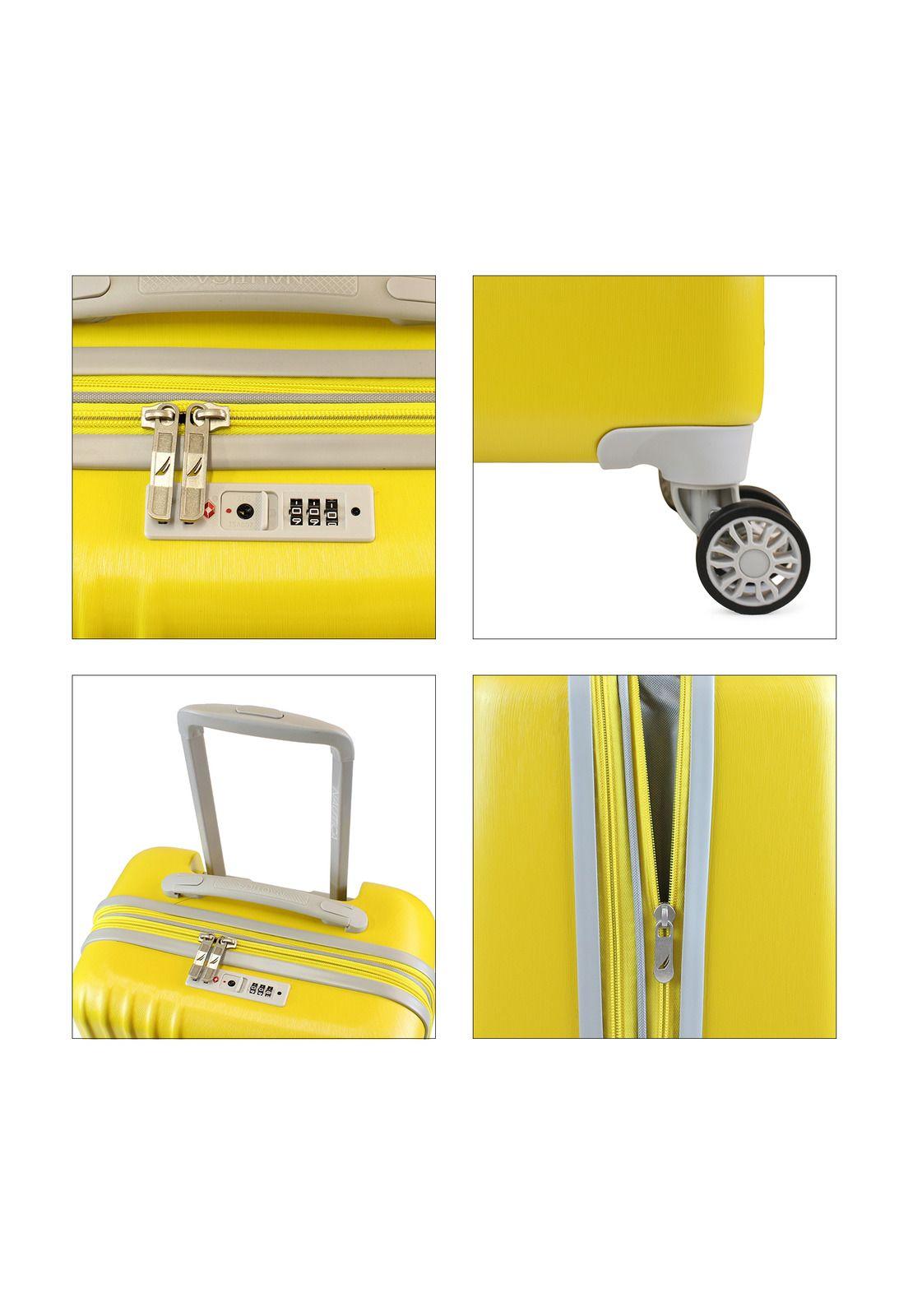 Set de 3 maletas S+M+L Nautica Sumer amarillo-2