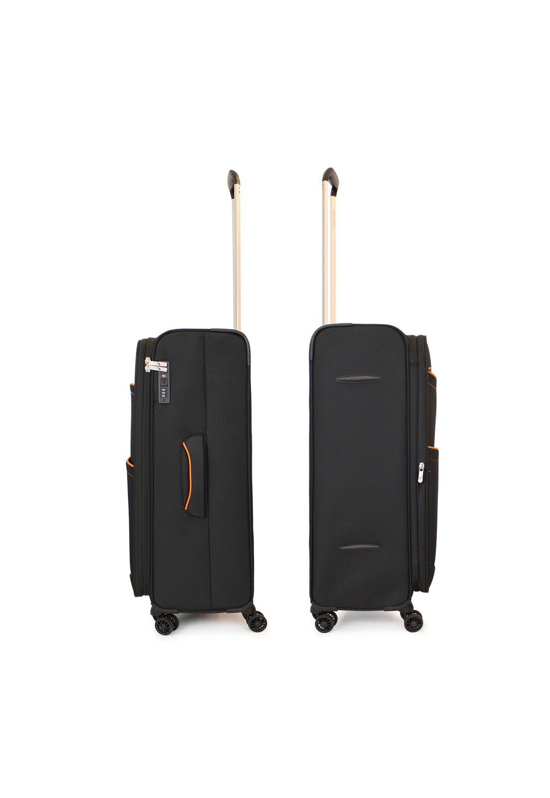 Maleta de tela mediana Nautica Lisboa 20kg negra-6