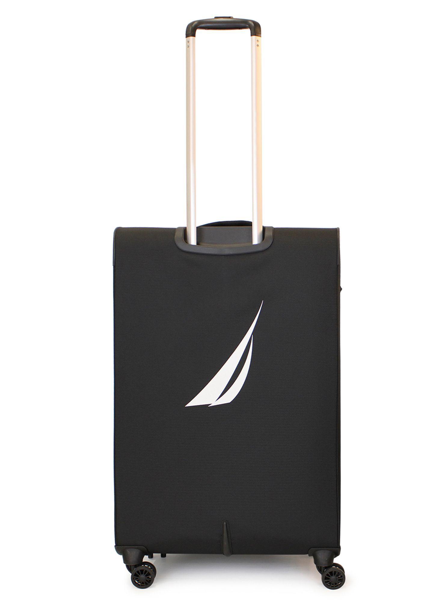 Maleta blanda de tela mediana Nautica Lisboa 20kg negra-7