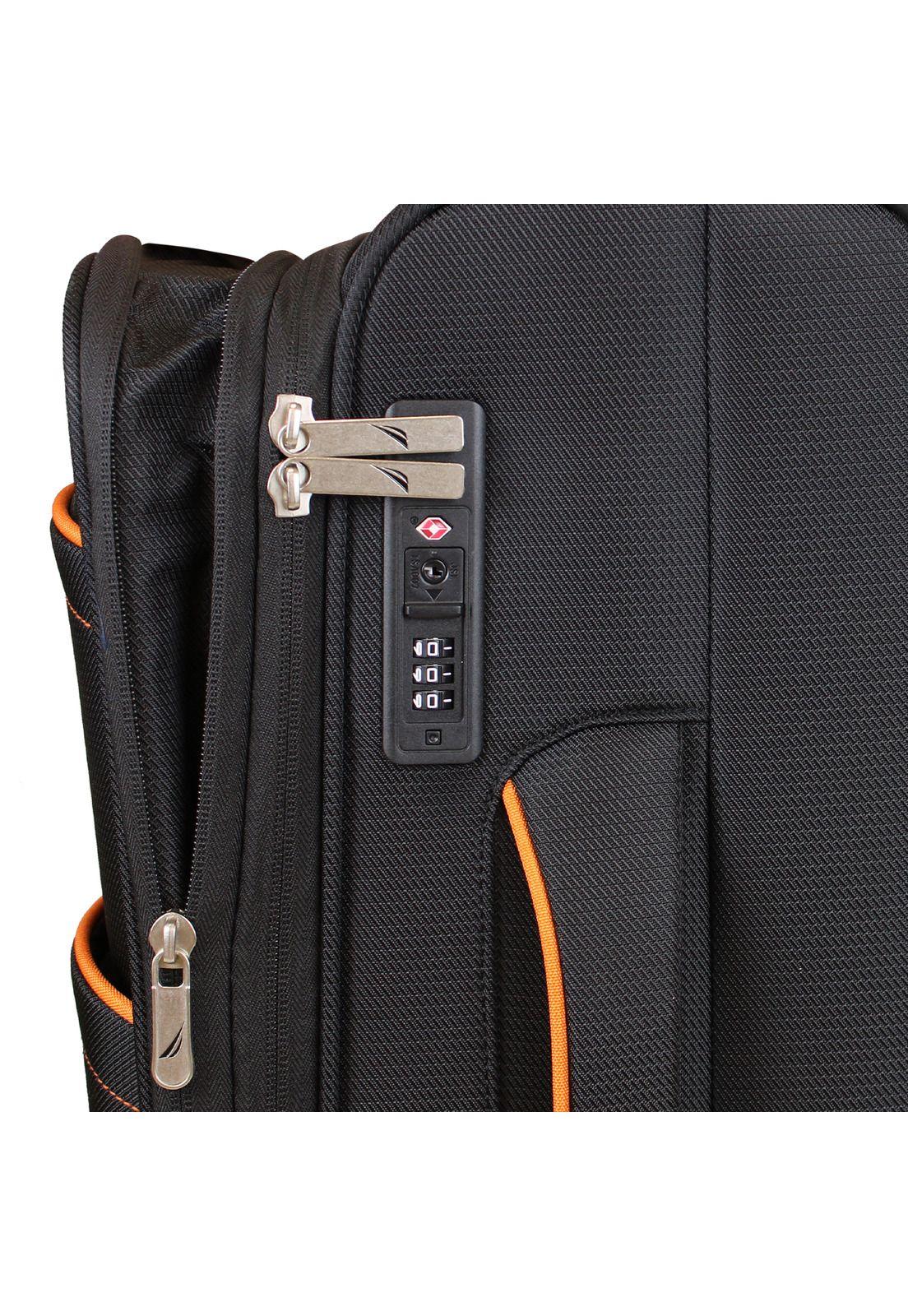Maleta de tela grande Nautica Lisboa L 23kg negra-2