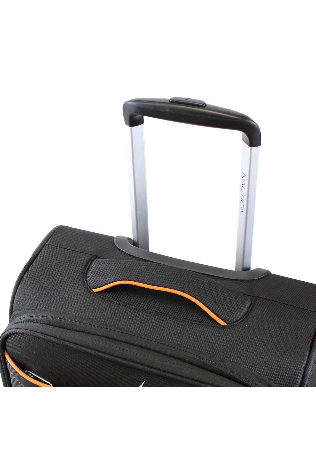 Maleta de tela grande Nautica Lisboa L 23kg negra-3