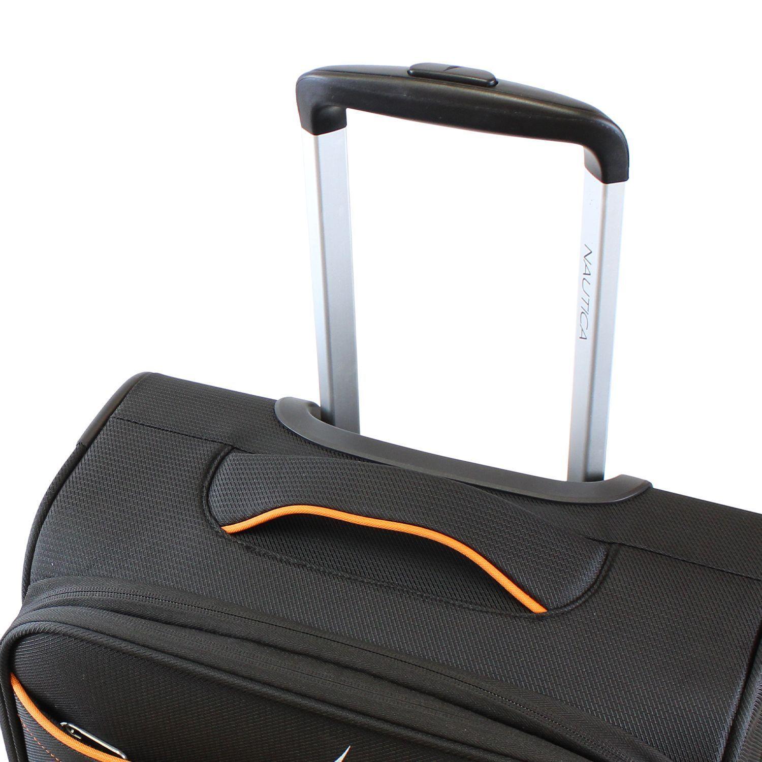 Maleta blanda de tela grande Nautica Lisboa L 23kg negra-3