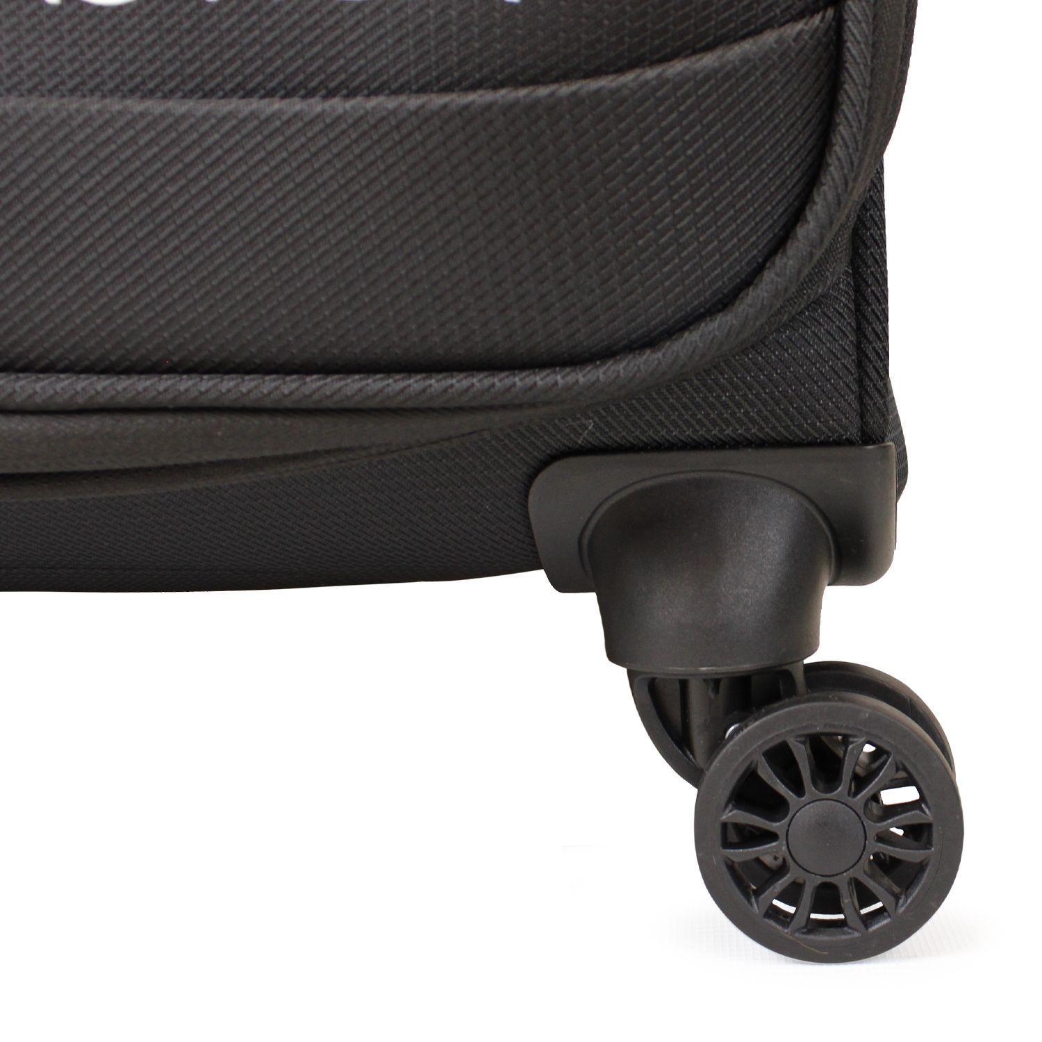 Maleta blanda de tela grande Nautica Lisboa L 23kg negra-4