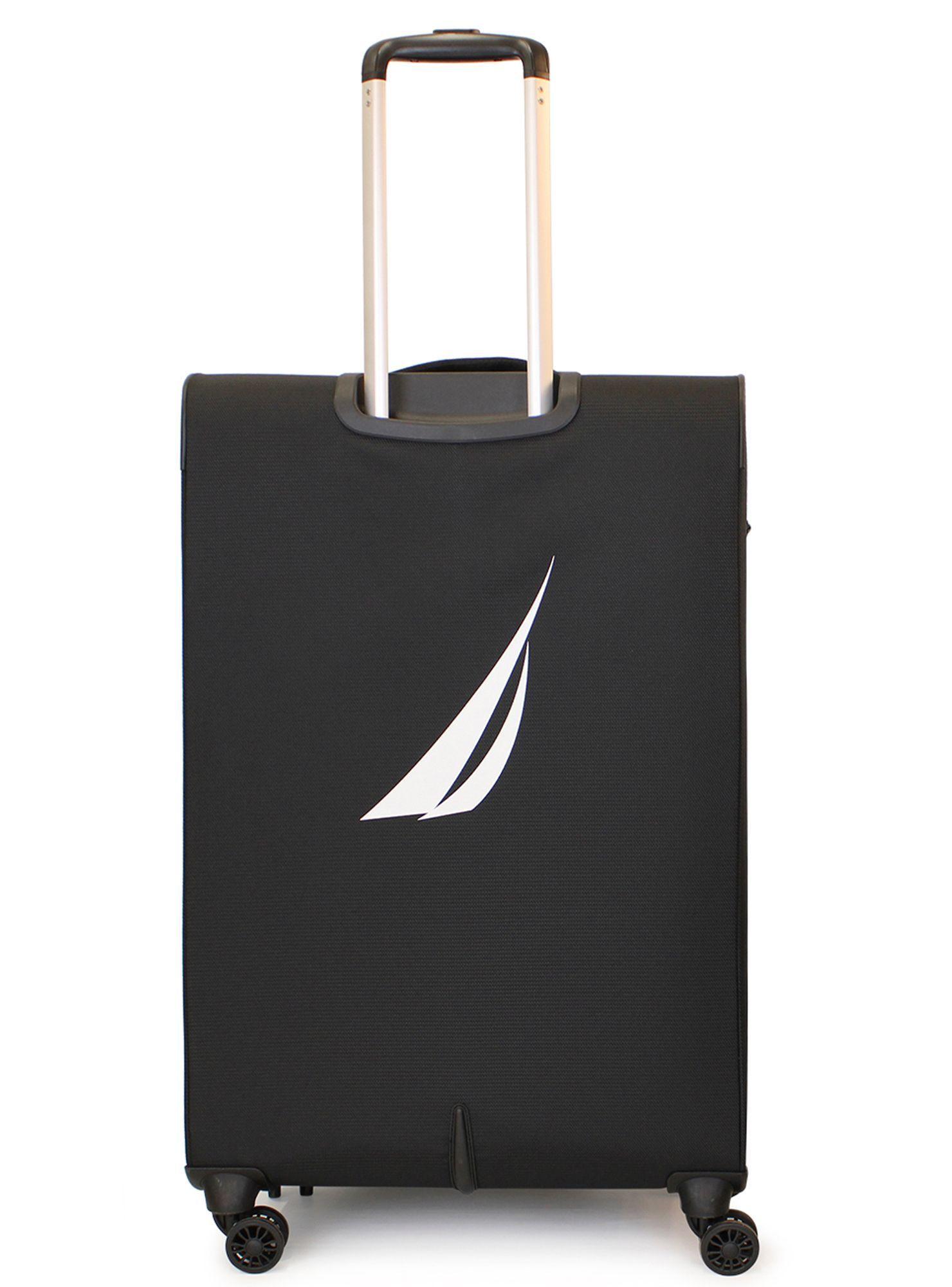 Maleta blanda de tela grande Nautica Lisboa L 23kg negra-7