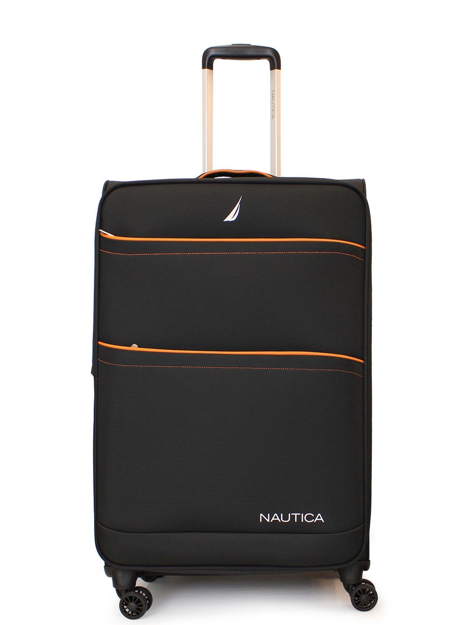 Maleta blanda de tela grande Nautica Lisboa L 23kg negra-0