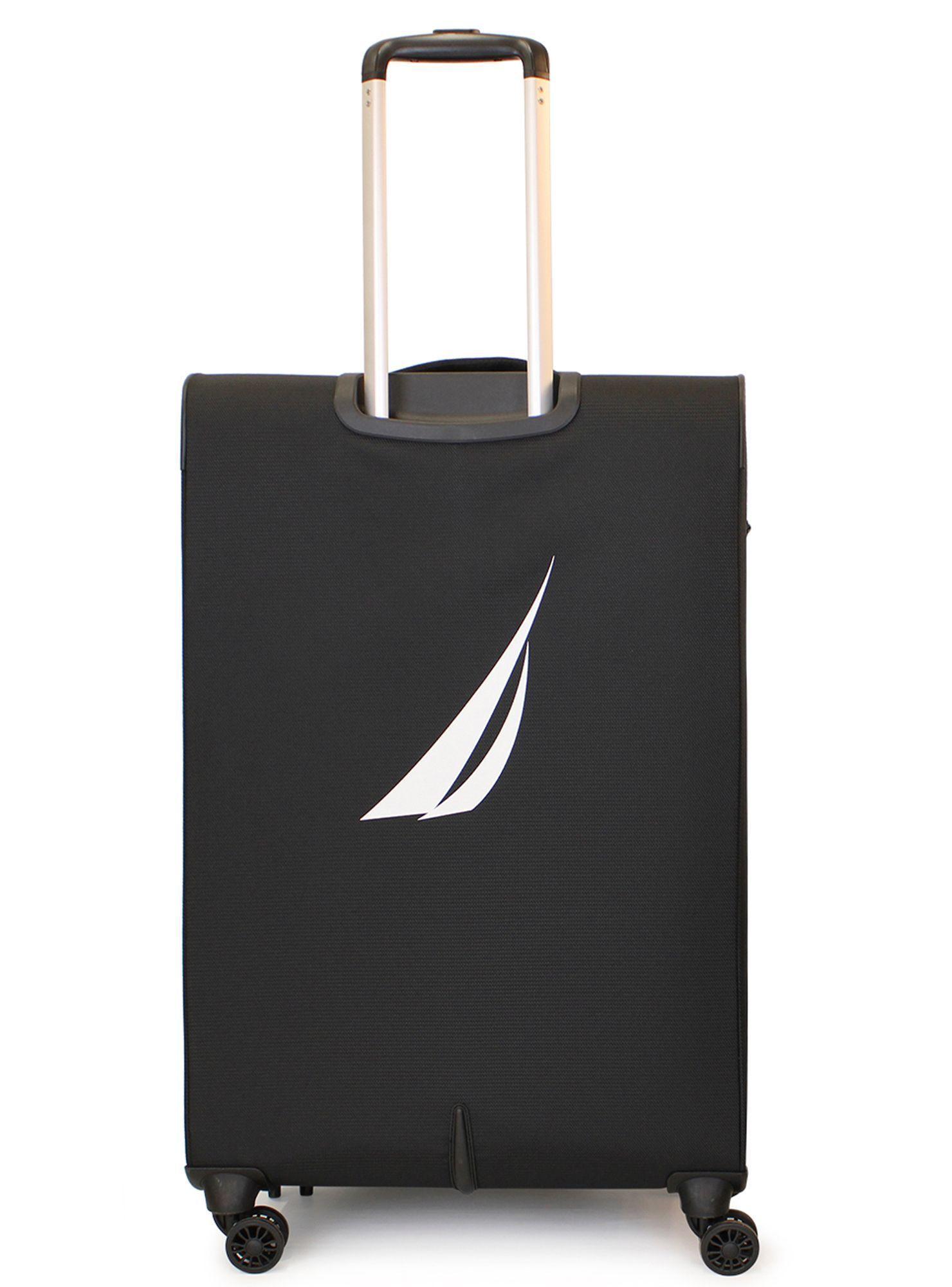 Maleta blanda de tela grande Nautica Lisboa L 23kg negra-7