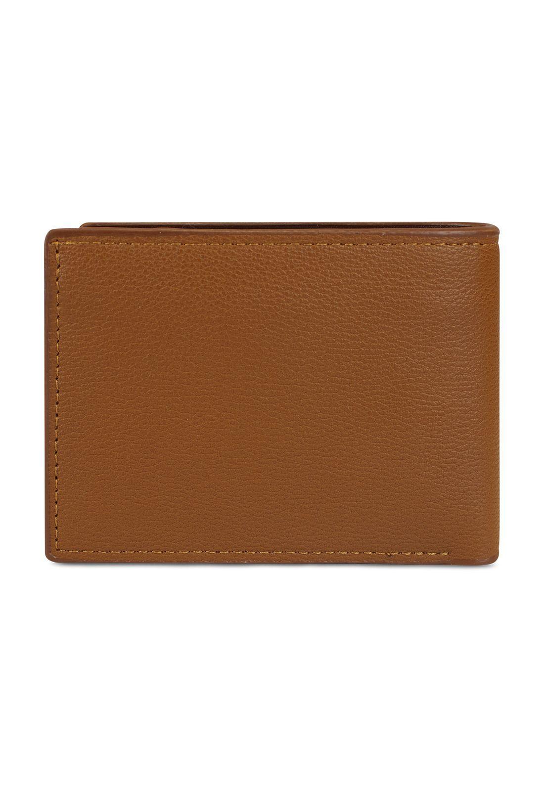 Billetera hombre Bruno café con monedero Carven Paris-4