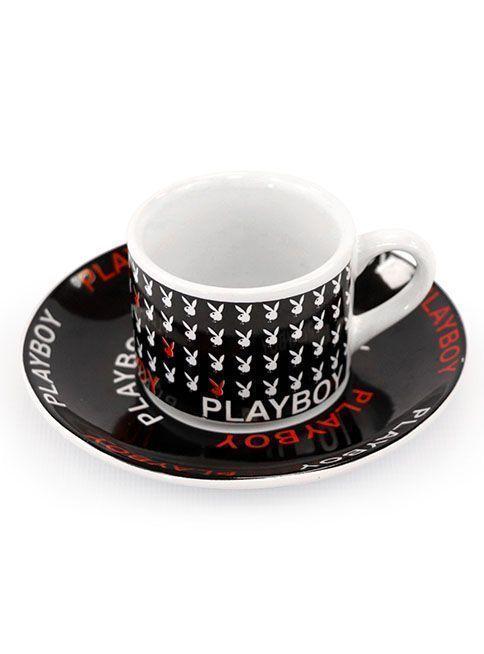 Juego de Tazas Playboy Negras 022-0