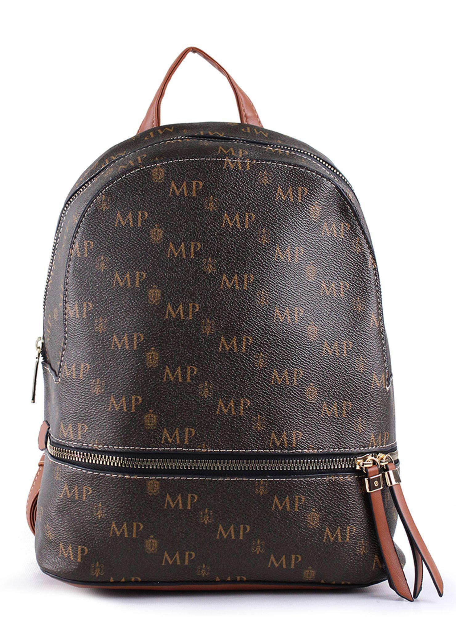 Mochila y billetera MP Café-1