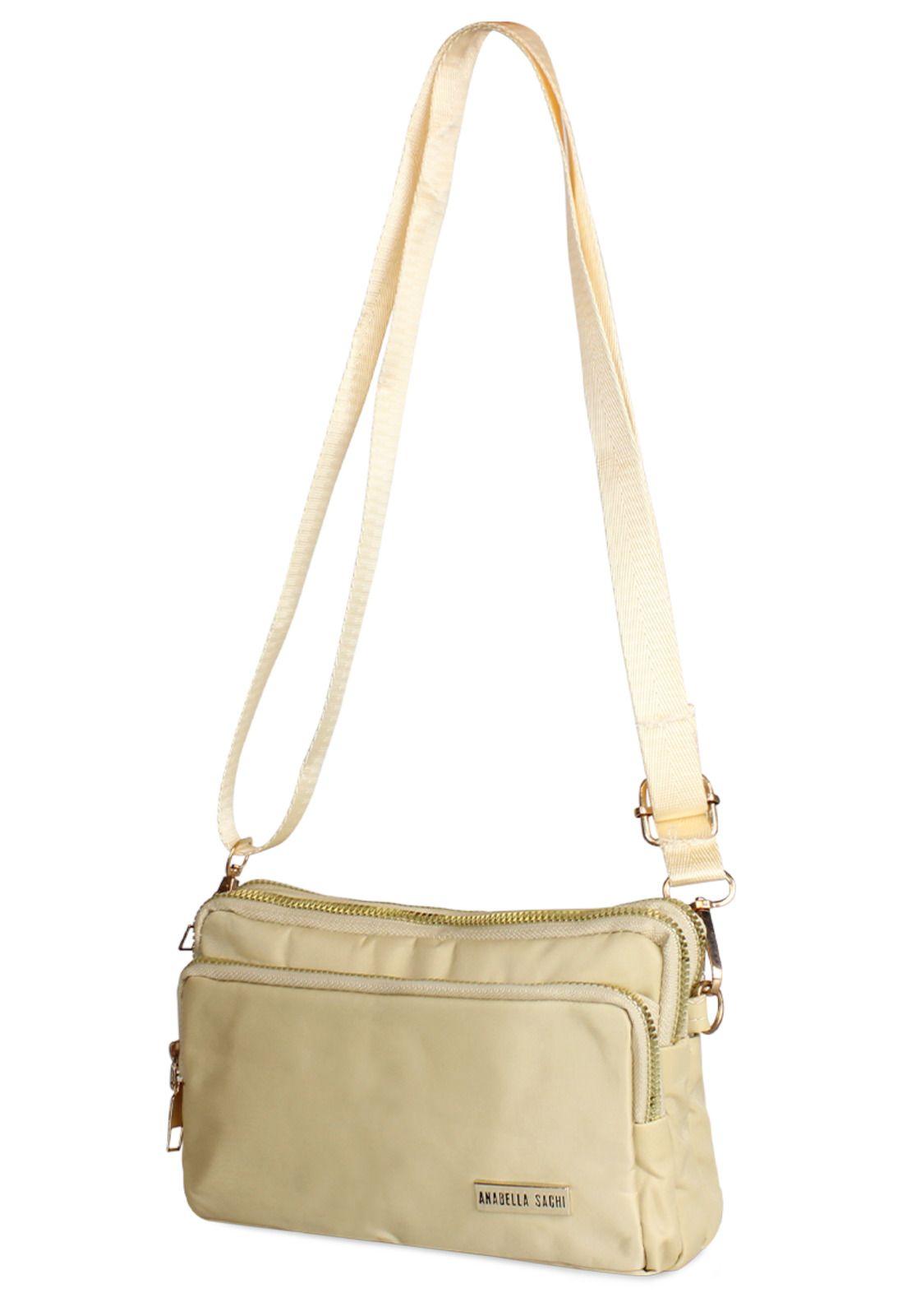 Cartera bandolera Kim beige Anabella Sachi-2