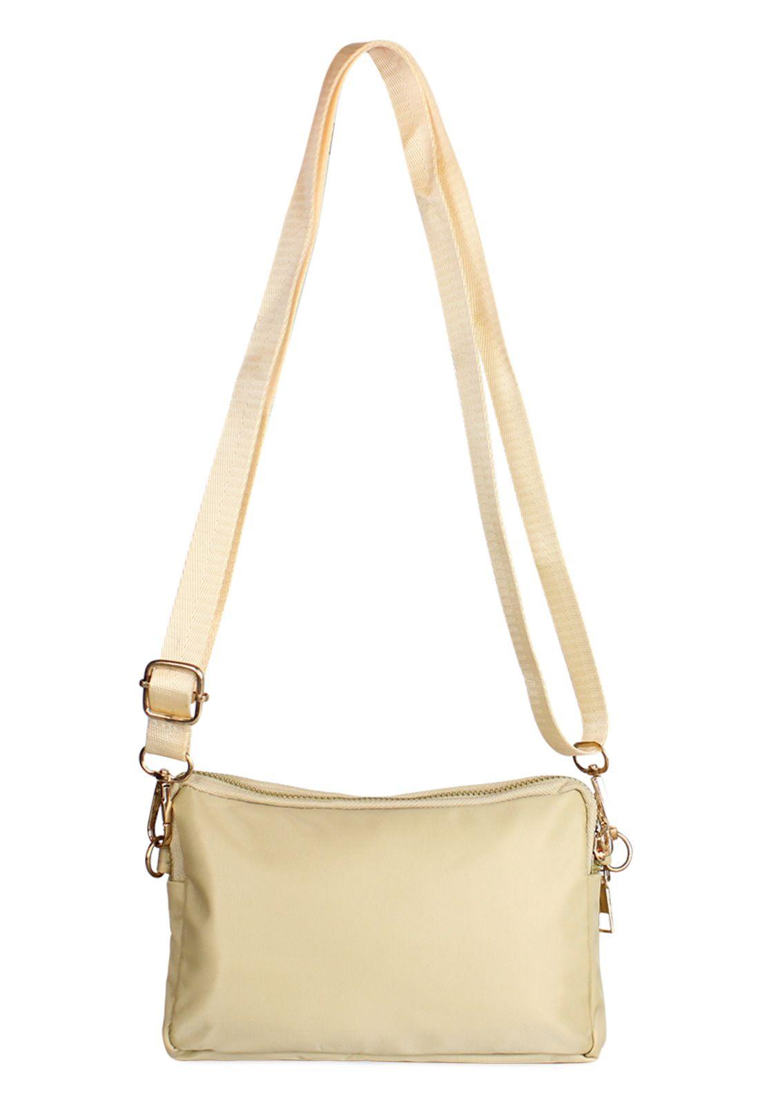 Cartera bandolera Kim beige Anabella Sachi-3