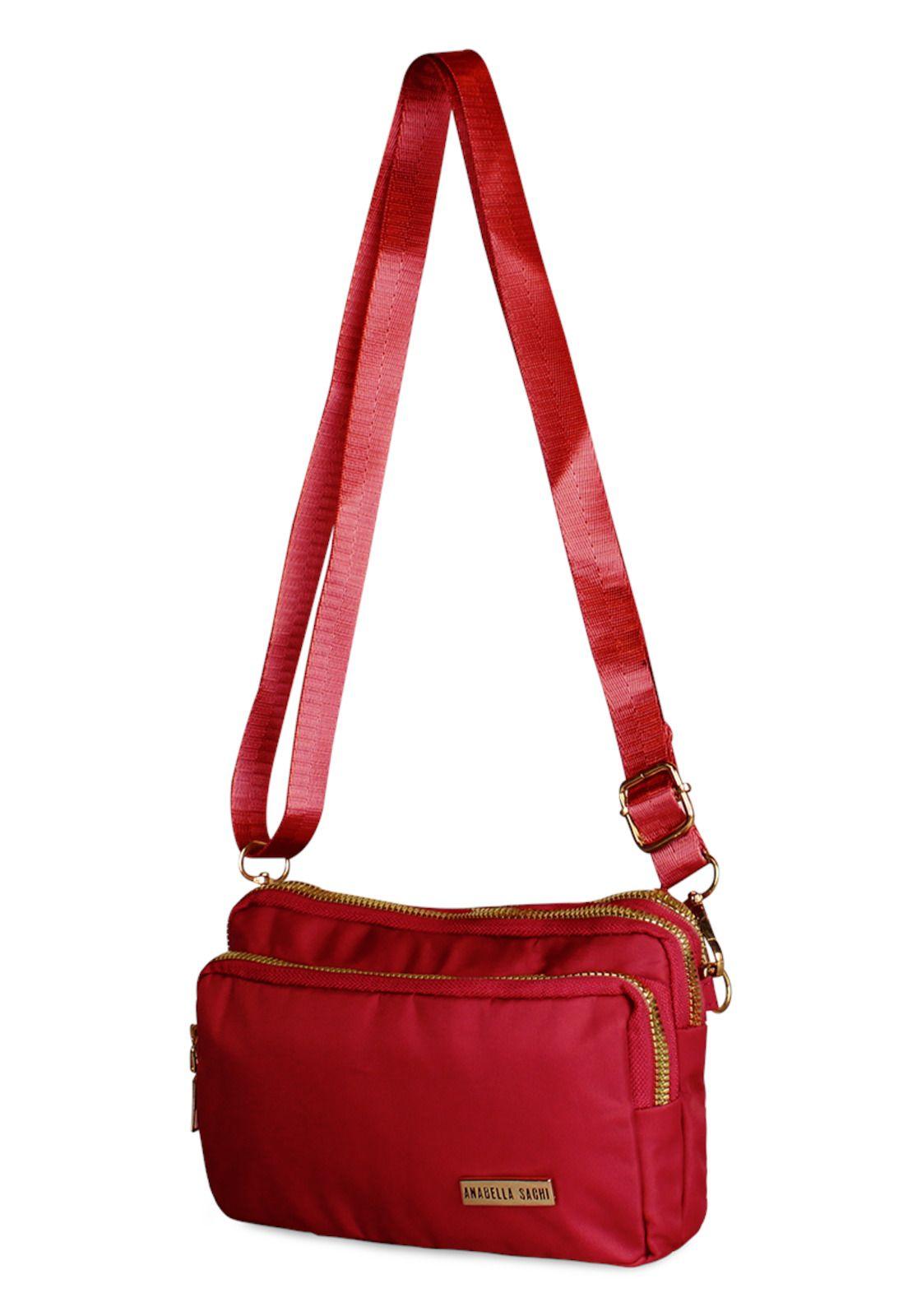 Cartera bandolera Kim roja Anabella Sachi-2