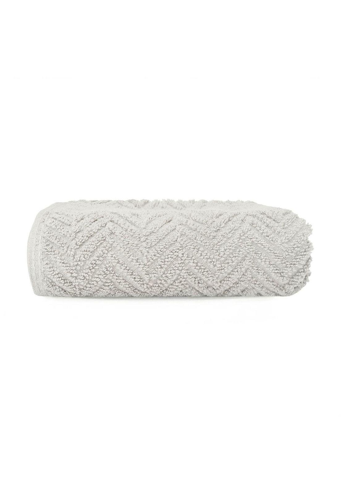 Toalla de cara VIS Nautica 100% algodón 30x50cm pieles sensibles gris-2