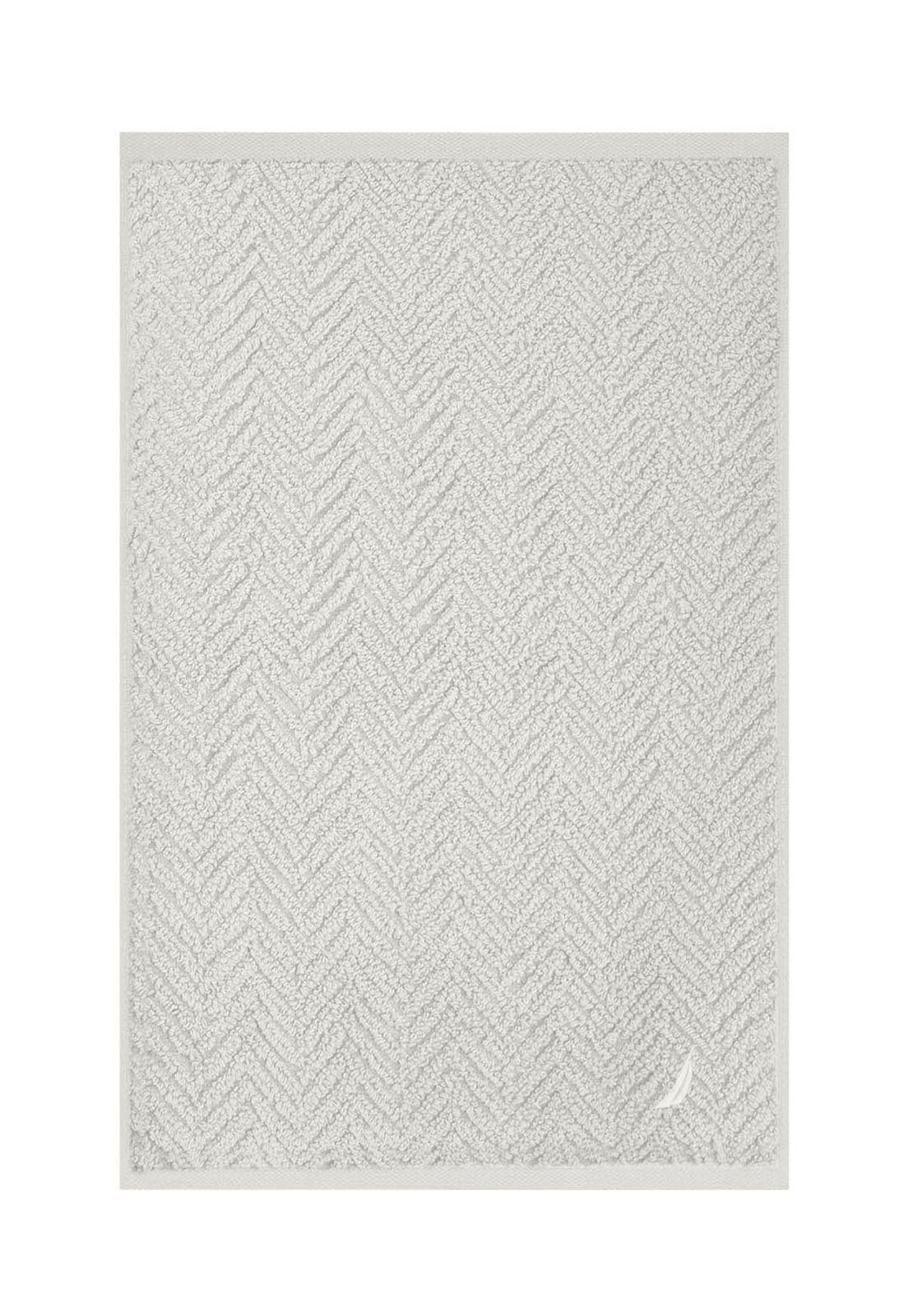 Toalla de cara VIS Nautica 100% algodón 30x50cm pieles sensibles gris-3