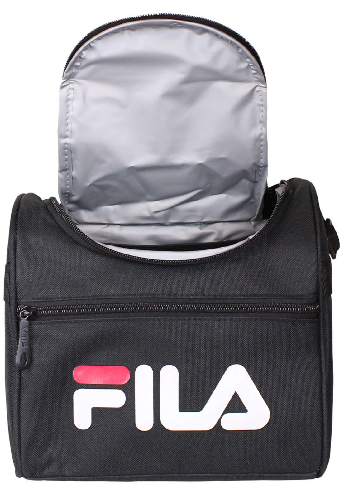 Pack Fila bolso Verona 71lts + lonchera Bonet negra-2