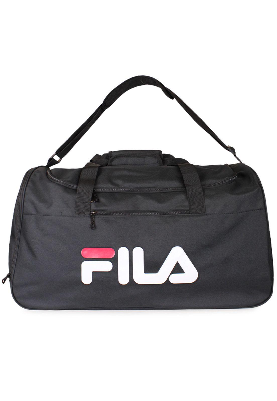 Pack Fila bolso Verona 71lts + lonchera Bonet negra-4