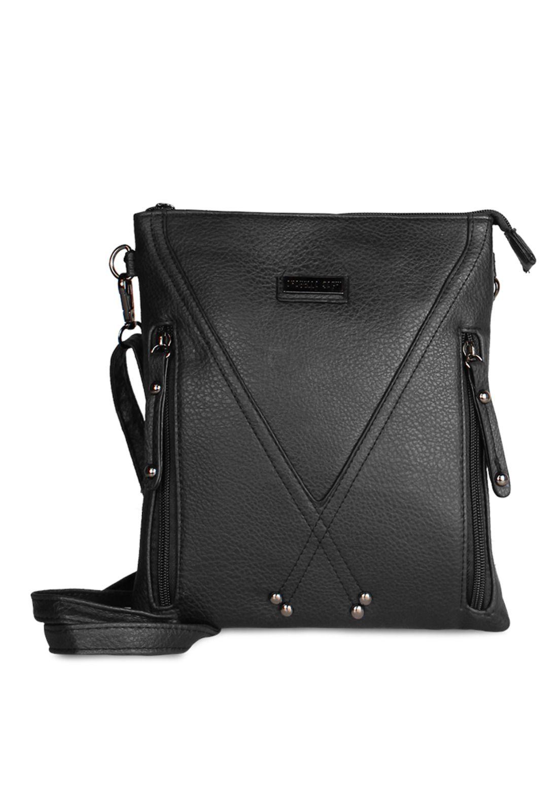 Cartera bandolera Pascal negra Anabella Sachi-3
