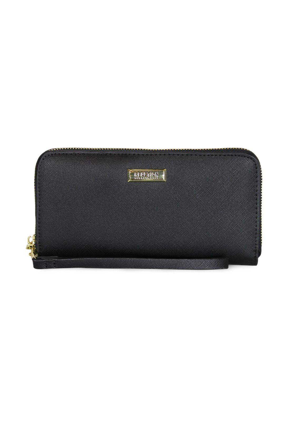 Pack Billetera Jaeda negra + Pañuelo Omani negro Kenneth Cole-2