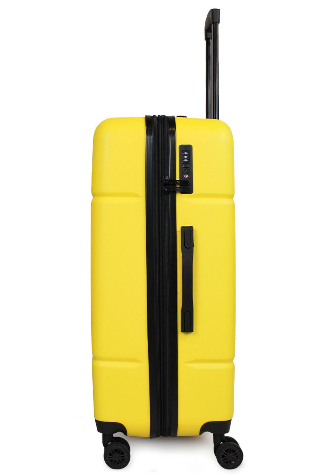 Maleta grande Amsterdam L 23kg amarilla Nautica-8