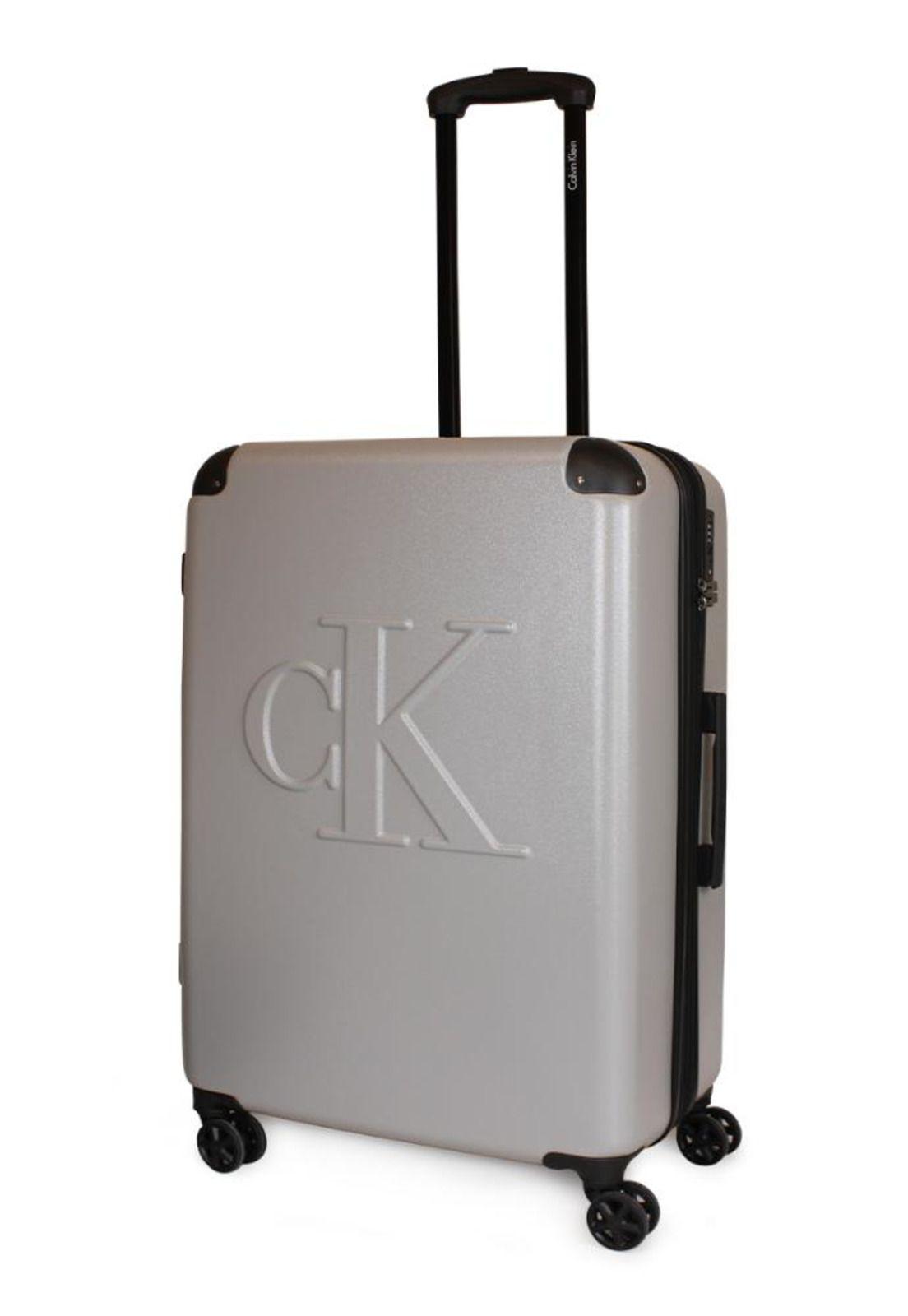 Maleta Mediana Cadillac 20kg gris Calvin Klein-6
