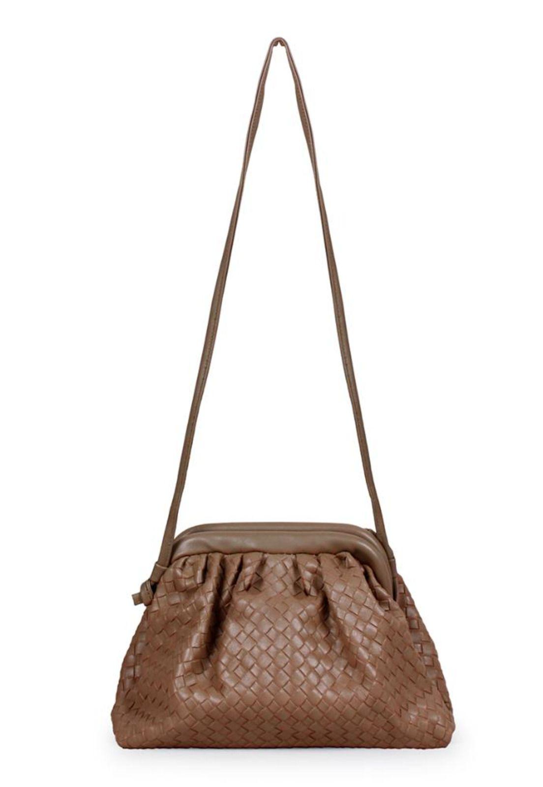 Cartera Freya mini taupe Carven-5